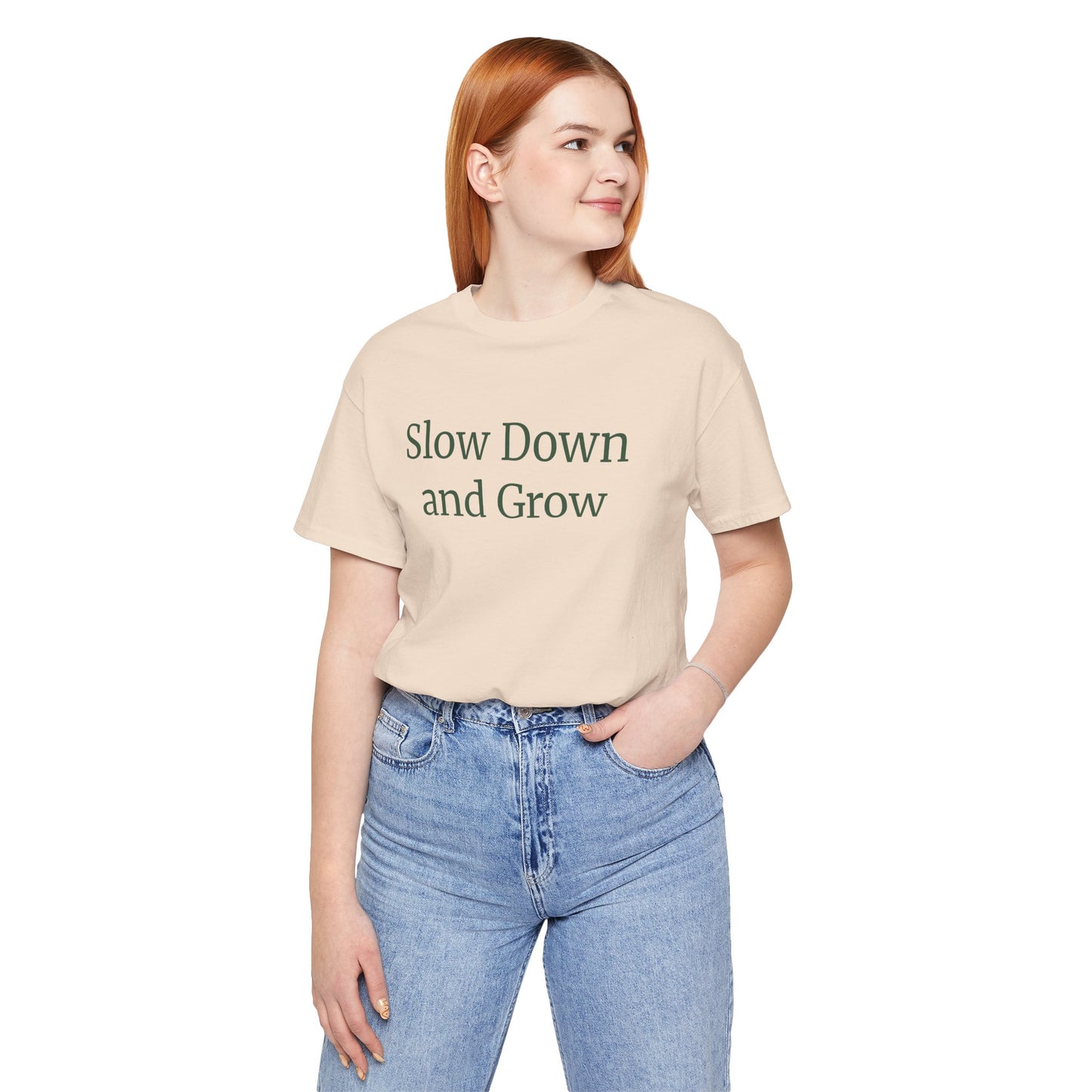 Slow Down and Grow - Plant-Inspired Comfort Shirt