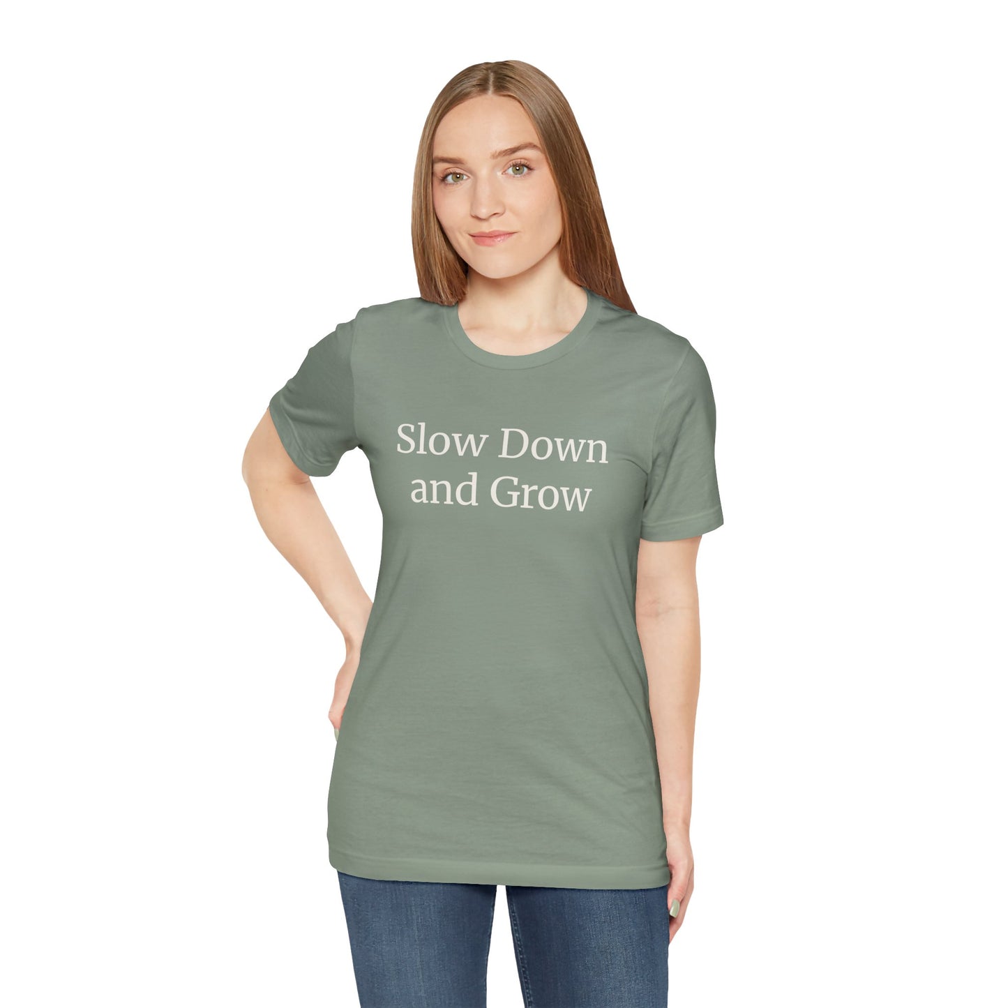 Slow Down and Grow - Plant-Inspired Comfort Shirt